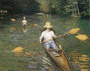 Gustave Caillebotte Racing boat oil on canvas